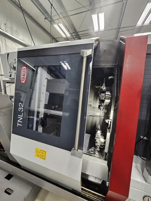 Traub #TNL32-9P, CNC Swiss lathe, 2015 - Image 1