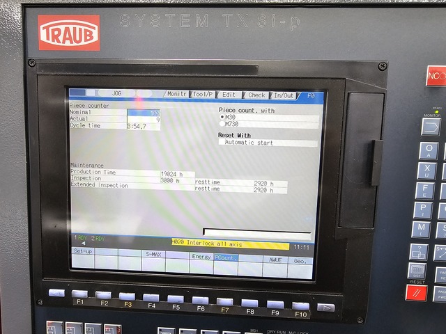 Traub #TNL32-9P, CNC Swiss lathe, 2015 - Image 2