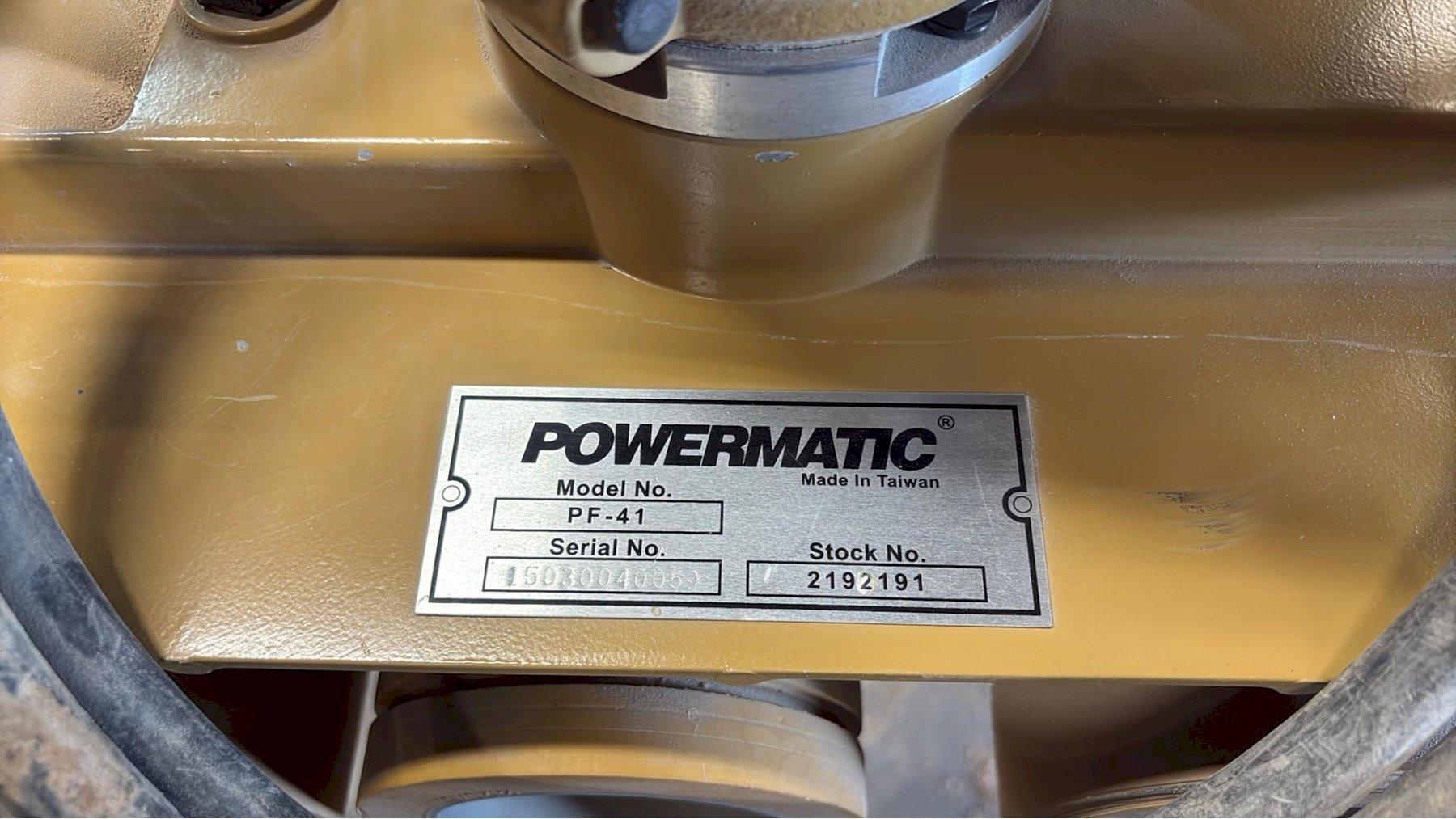 Powermatic #66, table saw, 10" blade, 3 HP, Powermatric PF-41 feeder, fence & cart - Image 8