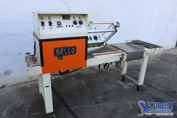 Belco #STC-2016, L-bar packaging sealer machine, 18" W x 24" L x 8" H tunnel, 20-550°F - Image 2