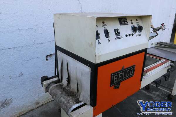 Belco #STC-2016, L-bar packaging sealer machine, 18" W x 24" L x 8" H tunnel, 20-550°F - Image 8