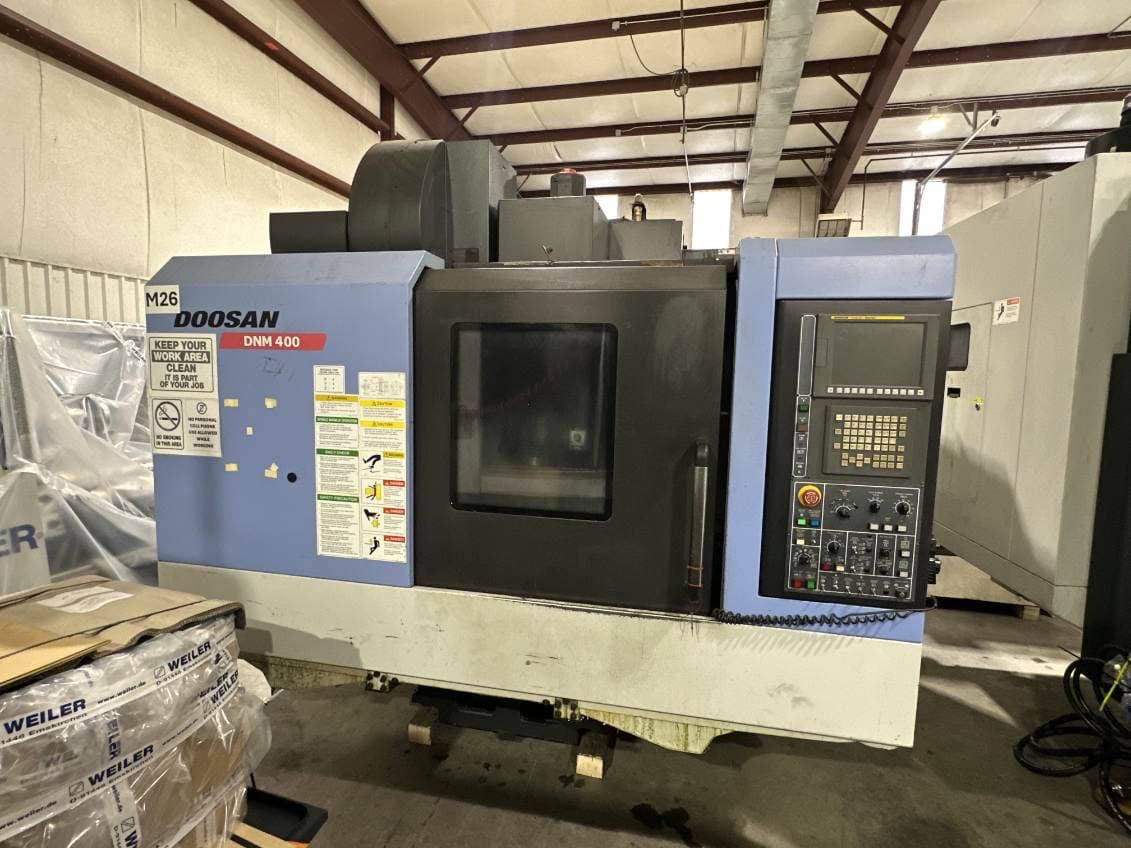 Daewoo Doosan #DNM-400, CNC Vertical Machining Center, 30.2" X, 17.1" Y, 20.1" Z, 20 HP, 8000 RPM - Image 1