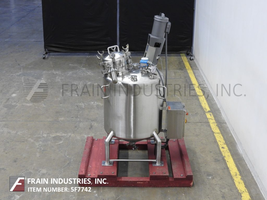 50 gallon Northland Stainless Inc., 316L Stainless Steel mix vessel, 24" OD x 29" straight wall - Image 4