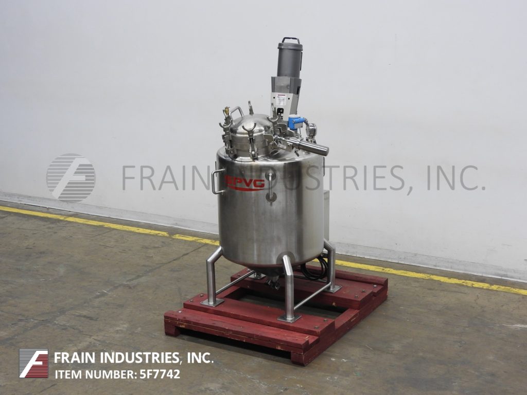 50 gallon Northland Stainless Inc., 316L Stainless Steel mix vessel, 24" OD x 29" straight wall - Image 5