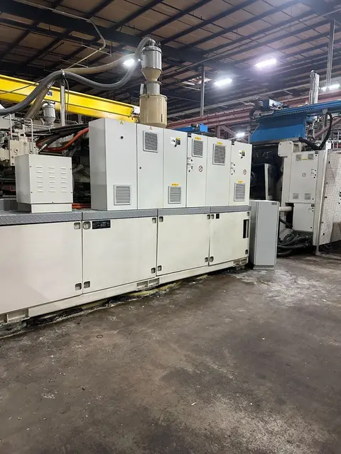 1600 Ton, 242 oz., Krauss Maffei #KM-1300-17200MX, horizontal plastic injection molder, 61.81" x50" tie bar - Image 7