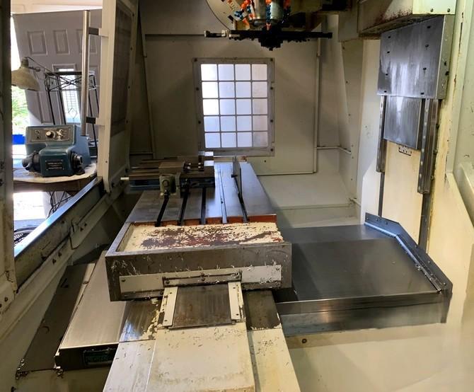 Milltronics #VM-22, vertical machining center, 24 automatic tool changer, 40" X, 22" Y, 26" Z, 15000 RPM - Image 4