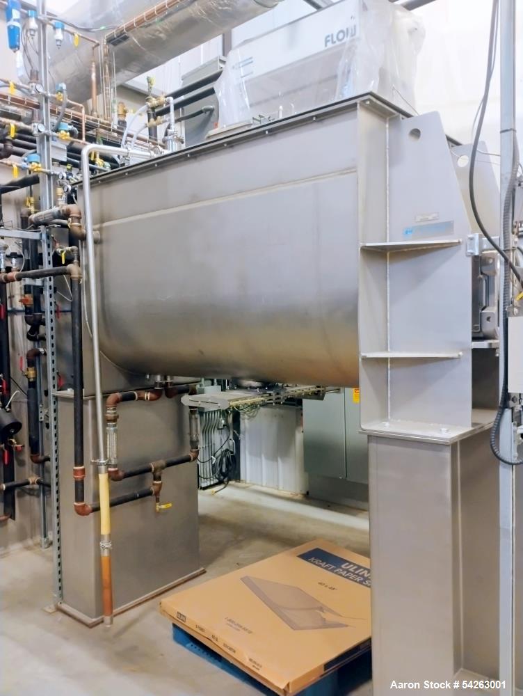 Semi-Automated Mushroom Substrate Processing System, (2) 37 cu.ft Patterson All-Weld mixers, Reimers steam - Image 8