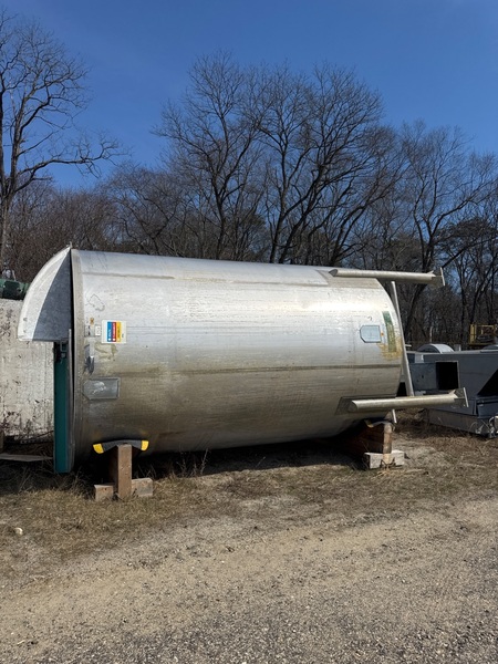 7250 gallon Apache, Stainless Steel Mixing Tank, 108" diameter x 174" straight side - Image 2