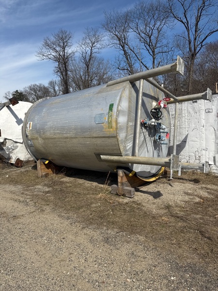 7250 gallon Apache, Stainless Steel Mixing Tank, 108" diameter x 174" straight side - Image 3