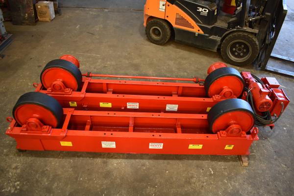 30 Ton, Koike Ransome #BPRR / BIRR, turning rolls, 60000 lb., 7"-20' diameter range, variable speed rotation - Image 1