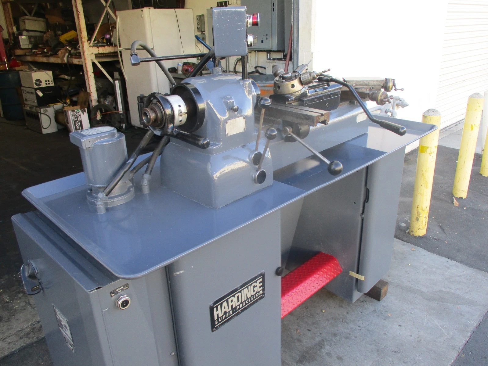 9" x 17" Hardinge #DSM/DV-59, second operation lathe, 5" chuck, 230-3500 RPM, #2MT - Image 4