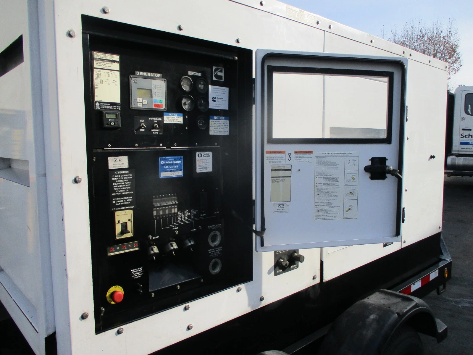 100 KW Cummins #C100D6R, mobile / towable diesel generator set, 277/480 Volts, 3-phase, QSB5-G4 NR3 engine - Image 10