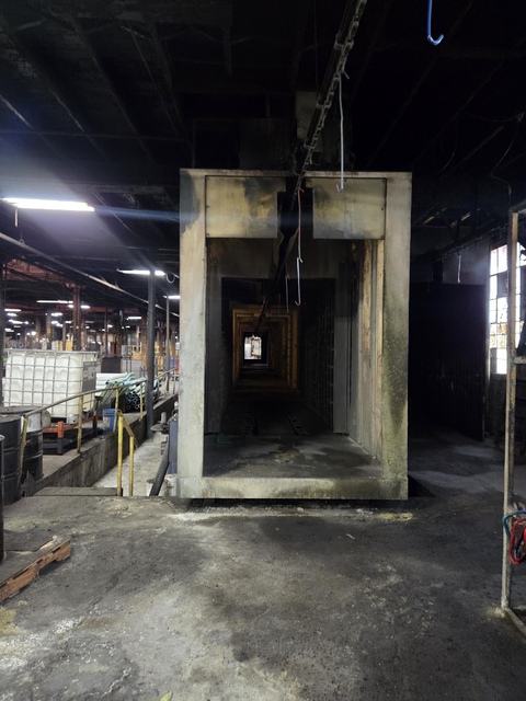 Large 4 stage stainless steel powder coating syste, GAT, 6' W x 8' H x 20' L, parts - Image 5