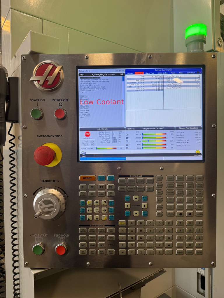 Haas #UMC-750, CNC vertical machining center, 40 automatic tool changer, 30" X, 20" Y, 20" Z, 12000 RPM, #40 - Image 9