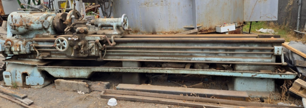 20" x 120" Boye & Emmes MT Co., vintage lathe - Image 1