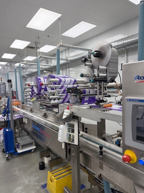 Wet Wipe Production Line, PCMC #Clipper-RX100, with Hayssen Integra Flow Wrapper Packaging - Image 10