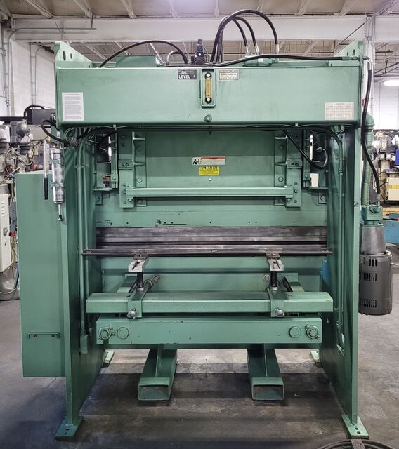 70 Ton, Betenbender #6-70T, hydraulic press brake, 6' overall, 72" between housing, 8" stroke, 4-way die & - Image 2