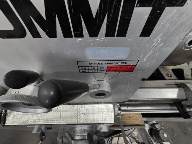18"/26" x 80" Summit #18-3X80, gap bed engine lathe, 10" 3-jaw chuck, 3" hole, D1-8 Camlock, 4-way toolpost - Image 6