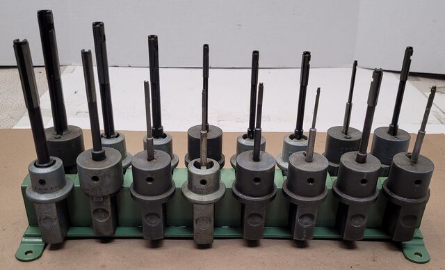Sunnen, honing mandrels w/ rack (16 available) - Image 1