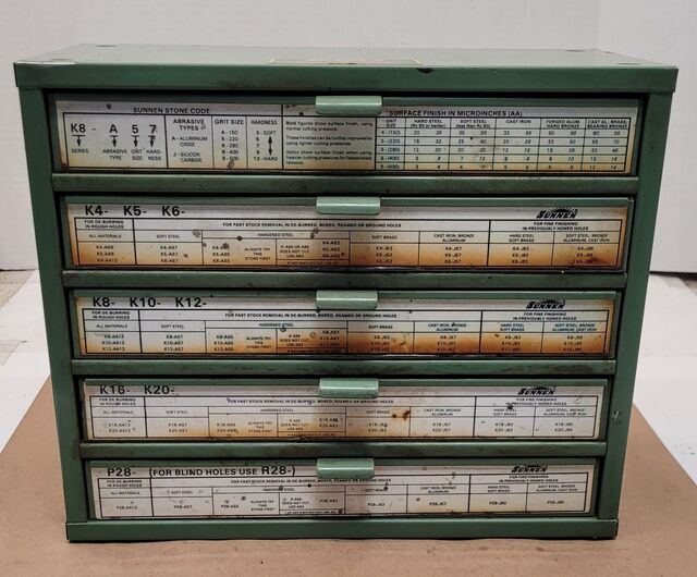 Sunnen Stone Collection Kit - 5 Drawer - Image 1