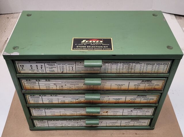 Sunnen Stone Collection Kit - 5 Drawer - Image 2