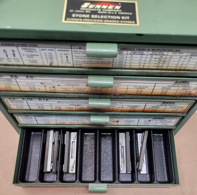 Sunnen Stone Collection Kit - 5 Drawer - Image 3