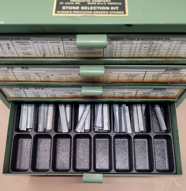 Sunnen Stone Collection Kit - 5 Drawer - Image 4
