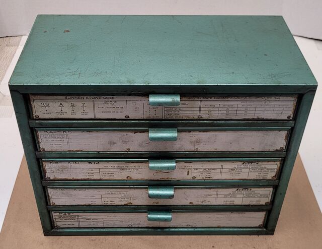 Sunnen Stone Collection Kit - 5 Drawer - Image 2