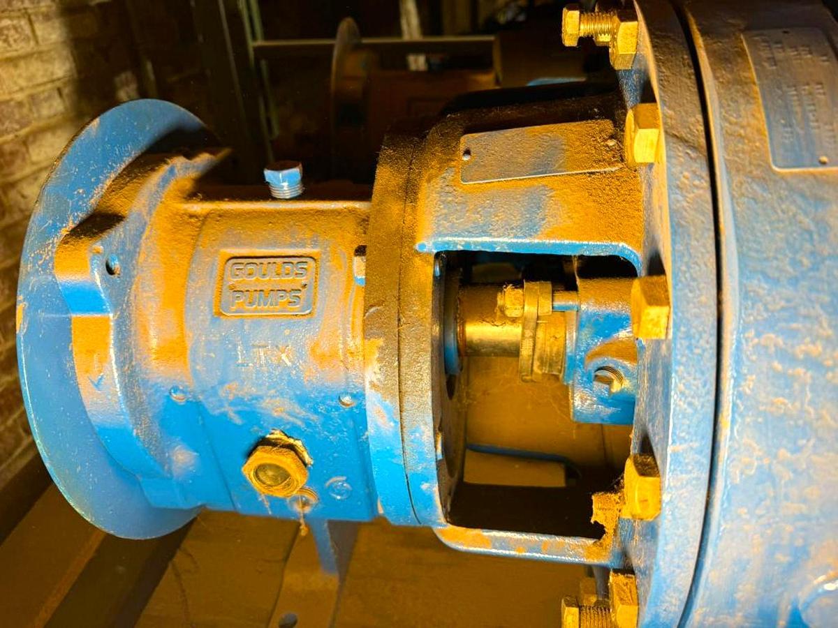 255 GPM @ 296' TDH, Goulds #3196, Centrifugal Pump, 1.5" suction x 3" discharge, 13" impeller diameter, 2890 - Image 7