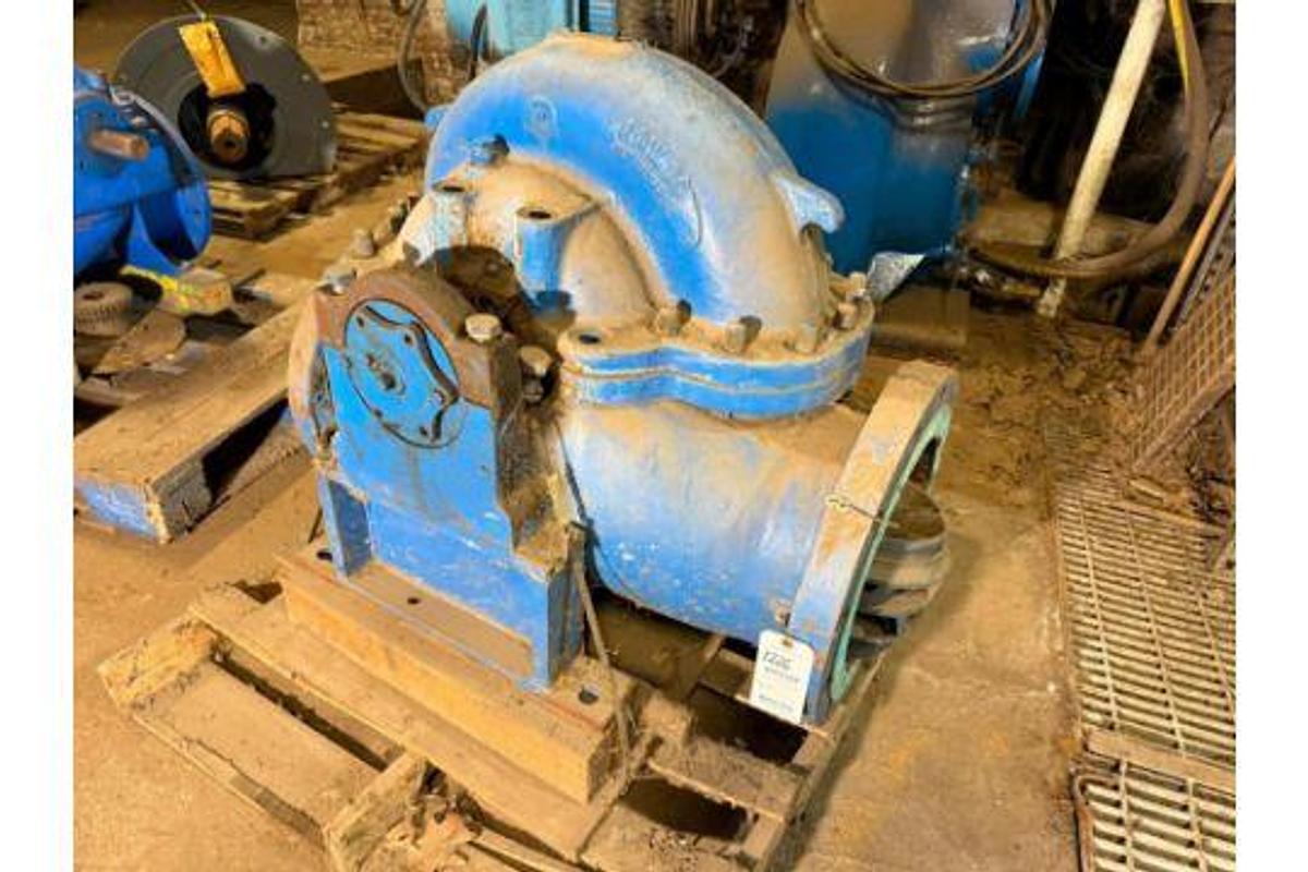 8000 GPM @ 570' TDH, Goulds #3410, Split Case Pump, 250 psi, 316 Stainless Steel - Image 2