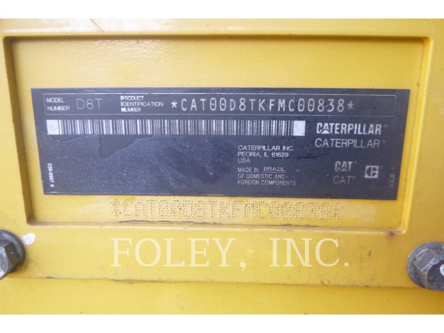 Caterpillar D8T, Crawler Dozer, 8085 hours, S/N: FMC00838, 2017 - Image 6