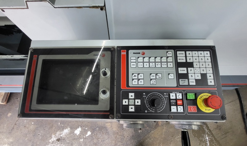 Clausing Metosa #EL-1565-CS, CNC lathe, 15.7" swing, 10" chuck, 2" bar, 65" machining length, 10 HP - Image 3