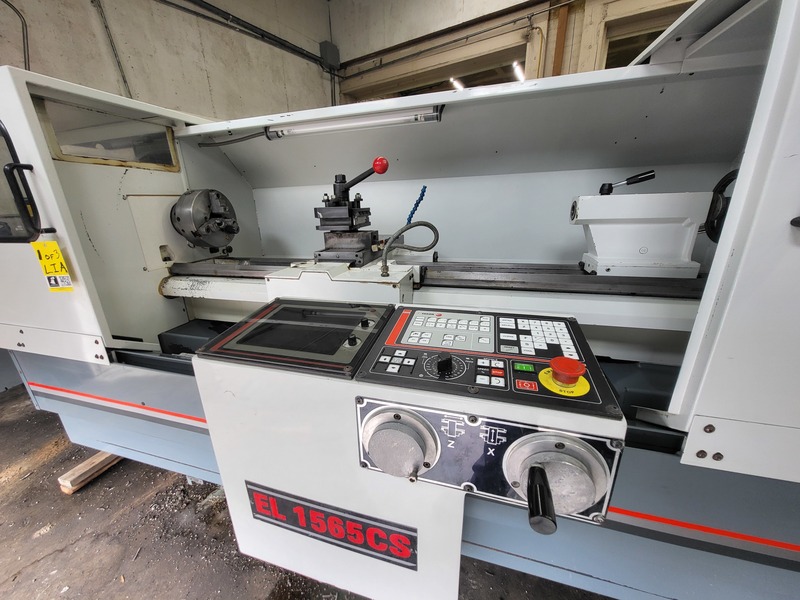 Clausing Metosa #EL-1565-CS, CNC lathe, 15.7" swing, 10" chuck, 2" bar, 65" machining length, 10 HP - Image 8