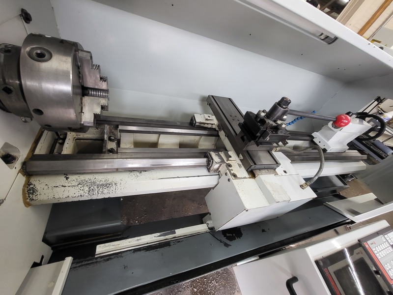 Clausing Metosa #EL-1565-CS, CNC lathe, 15.7" swing, 10" chuck, 2" bar, 65" machining length, 10 HP - Image 9