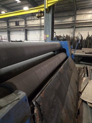 10' x 5/8" Kumla #PV7H, 3-roll Plate Roller, 1976 - Image 6