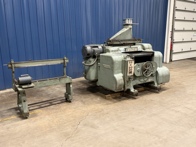 30" Whitney #S-970, Double Sided Planer, 33-98 FPM feed, 40/20 HP cutterheads - Image 2