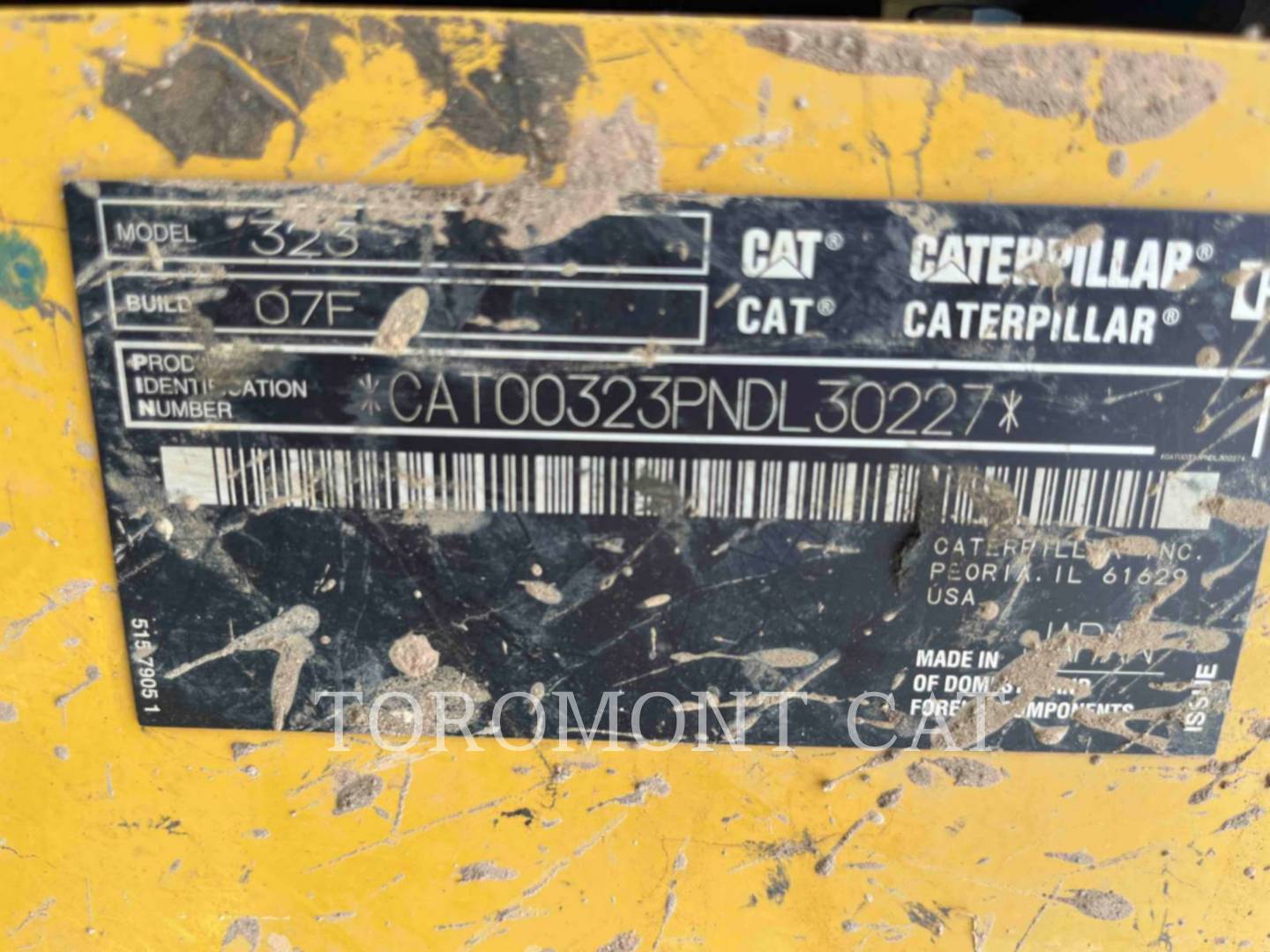 Caterpillar 323-07, Crawler Excavator, 3991 hours, S/N: NDL30227, 2023 - Image 6