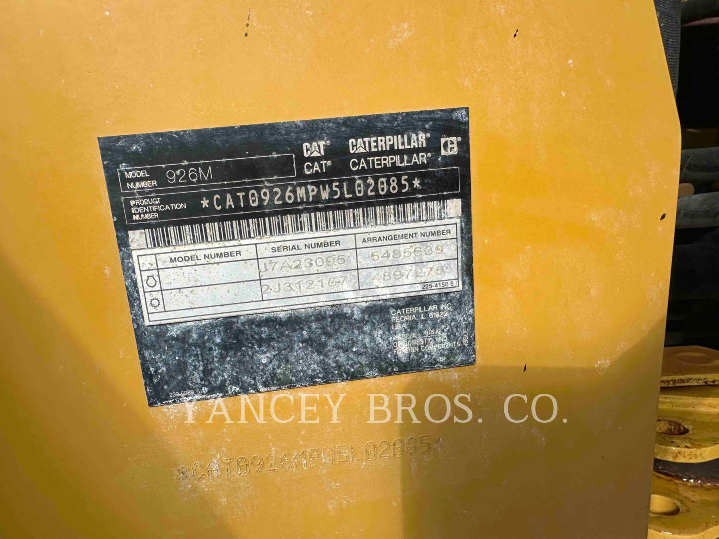 Cat 926M, Wheel Loader, 823 hours, S/N: W5L02085, 2022 - Image 6