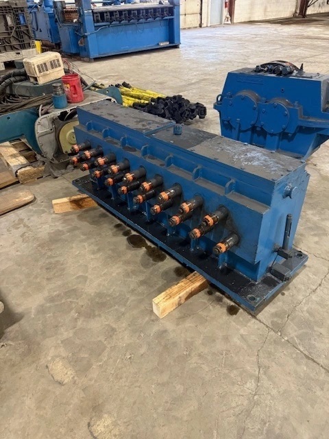 double 96" x .25" DBI, 4-Hi Precision Leveler, 106" roll face, 3" diameter, 19 rolls, AS IS - Image 6