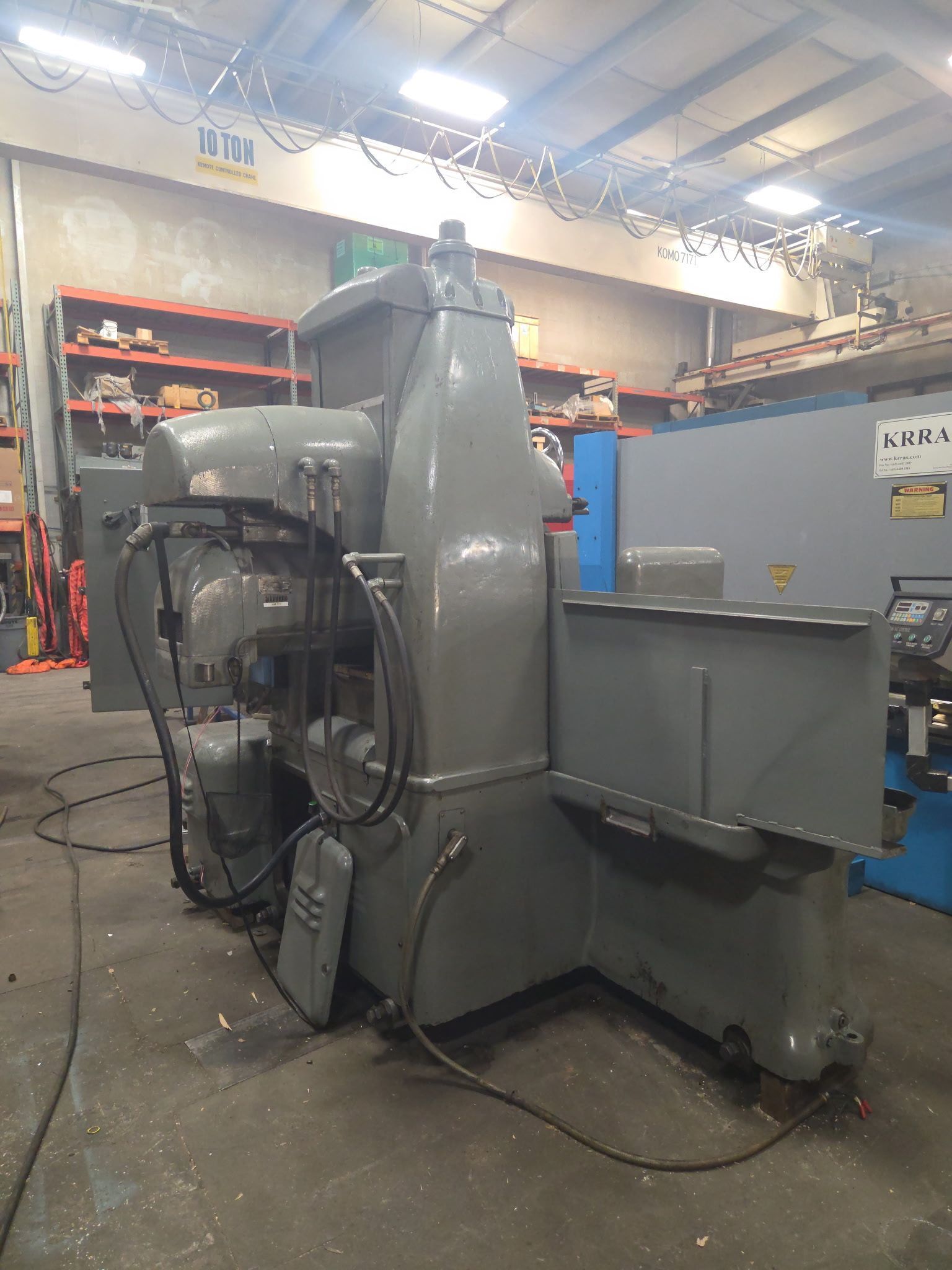 Mattison #1236, Reciprocating Surface Grinders, 12" x 26" table, 15 HP, 20" x 3" wheel, 220 V., coolant - Image 3