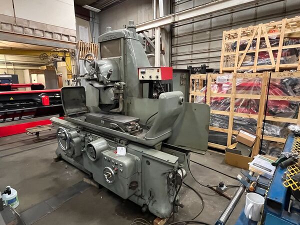 Mattison #1236, Reciprocating Surface Grinders, 12" x 26" table, 15 HP, 20" x 3" wheel, 220 V., coolant - Image 8