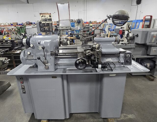 11" x 20" Hardinge #HLV-H, Super Precision Lathe, 9" swing over carriage, 5.75" swing over cross slide, 6" - Image 1