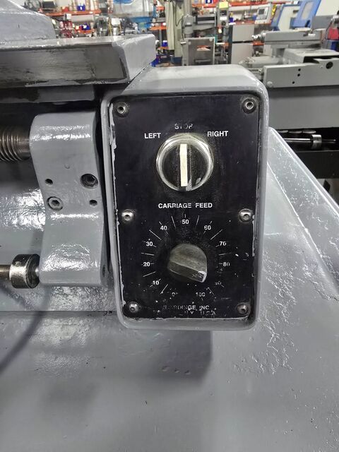 11" x 20" Hardinge #HLV-H, Super Precision Lathe, 9" swing over carriage, 5.75" swing over cross slide, 6" - Image 10