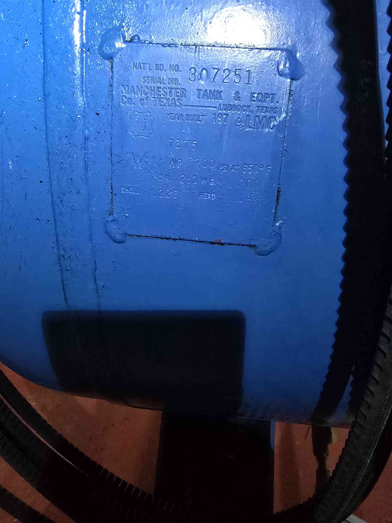 15 HP, Quincy #3500BB1, Air Compressor, Baldor Motor, 100 Gallon, 200 psi - Image 6