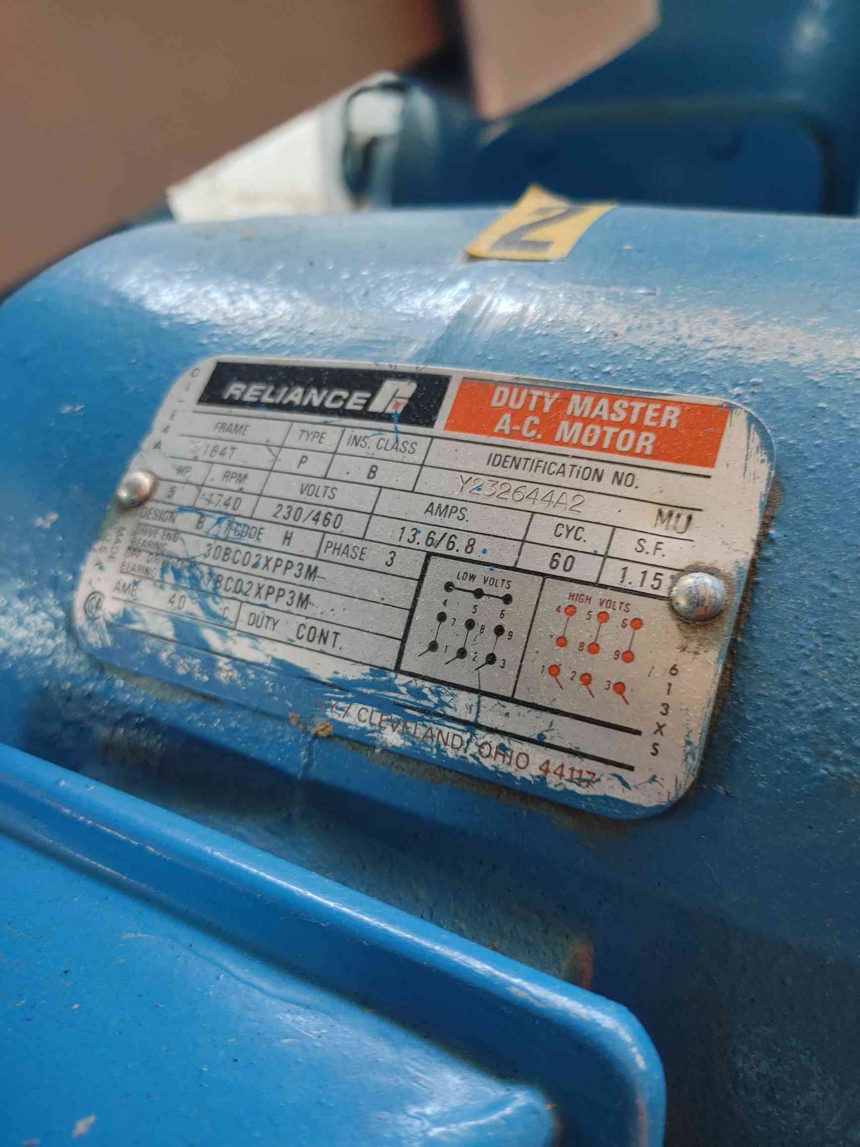 15 HP, Quincy #3500BB1, Air Compressor, Baldor Motor, 100 Gallon, 200 psi - Image 7