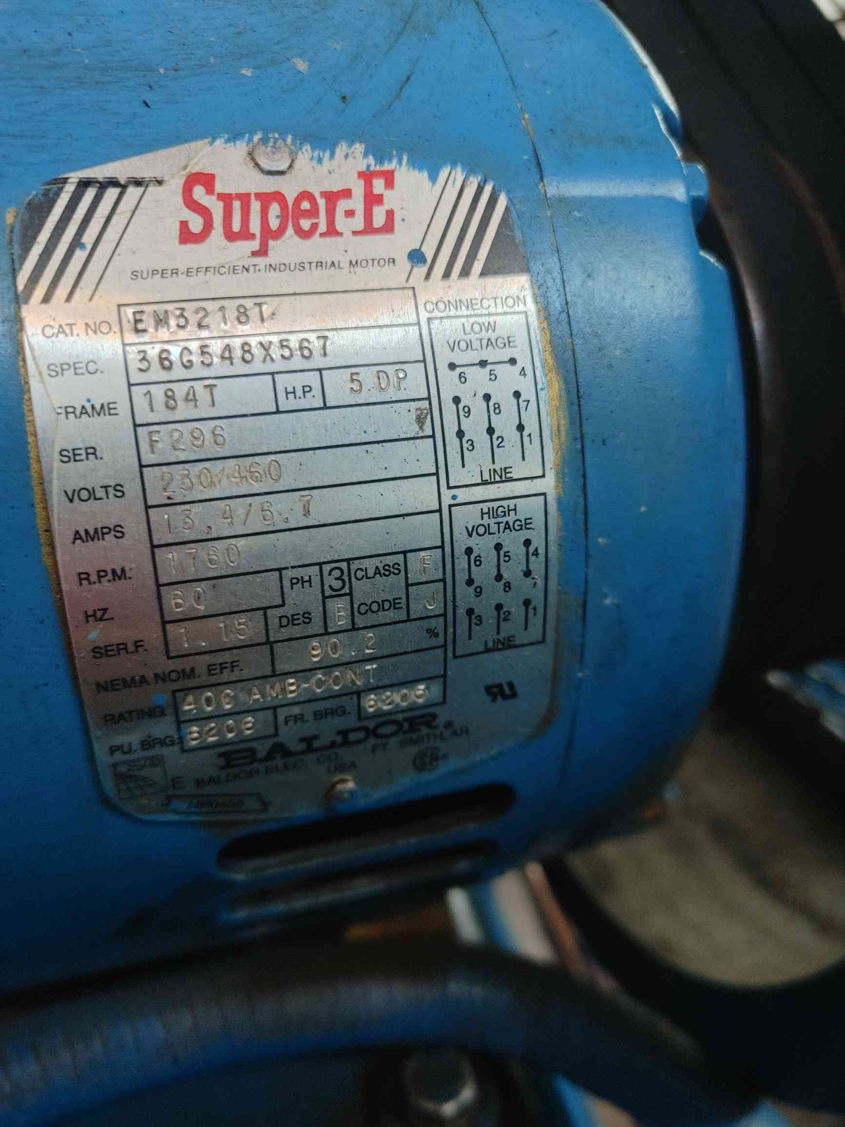 15 HP, Quincy #3500BB1, Air Compressor, Baldor Motor, 100 Gallon, 200 psi - Image 8