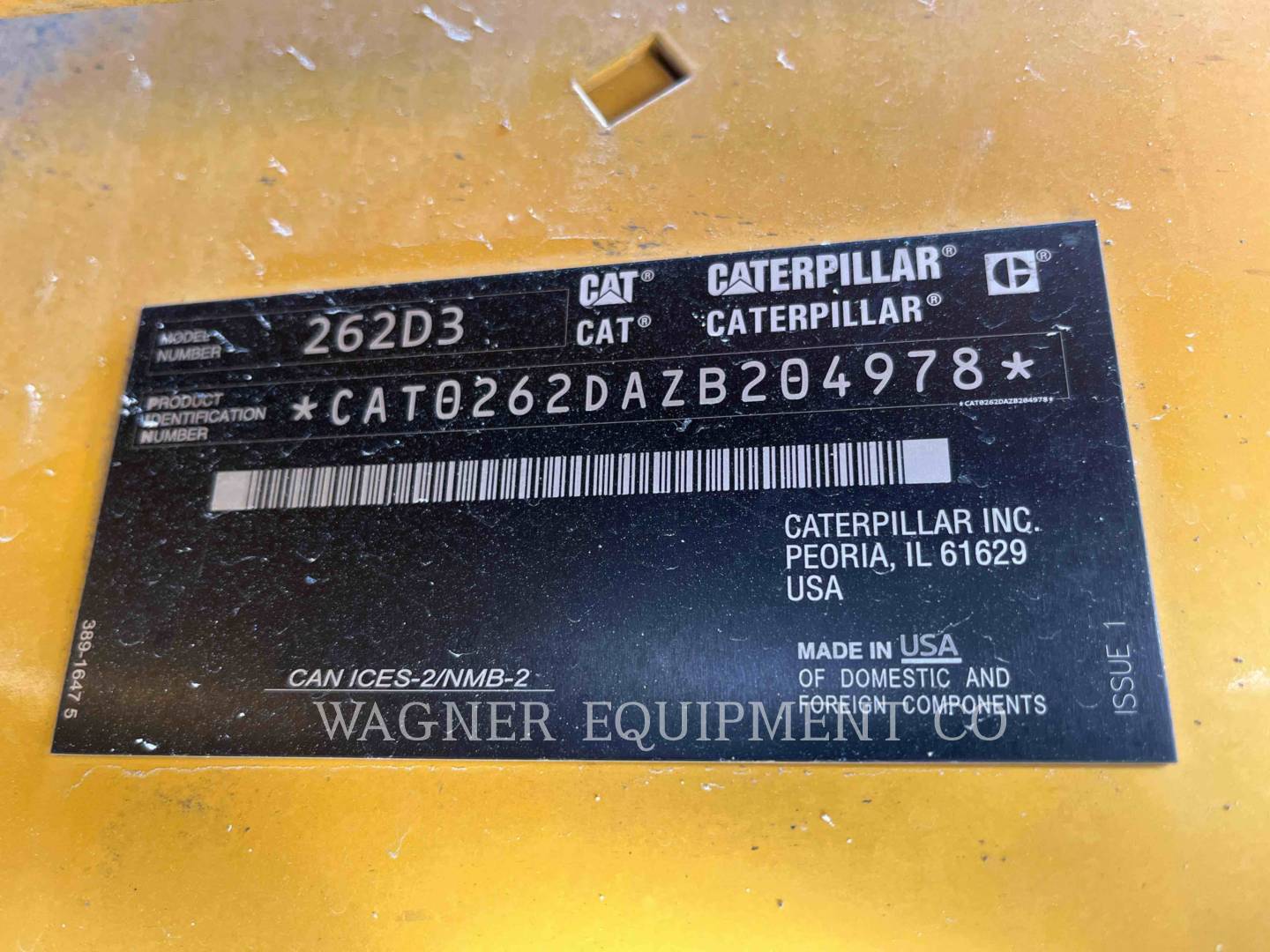 Cat 262D3, Skid Steer Loader, 1308 hours, S/N: ZB204978, 2022 - Image 6
