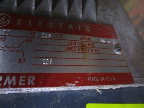 10 KVA 120/240 Primary,, General Electric, 1 Phase Transformer 9T21B1030G2 - Image 10