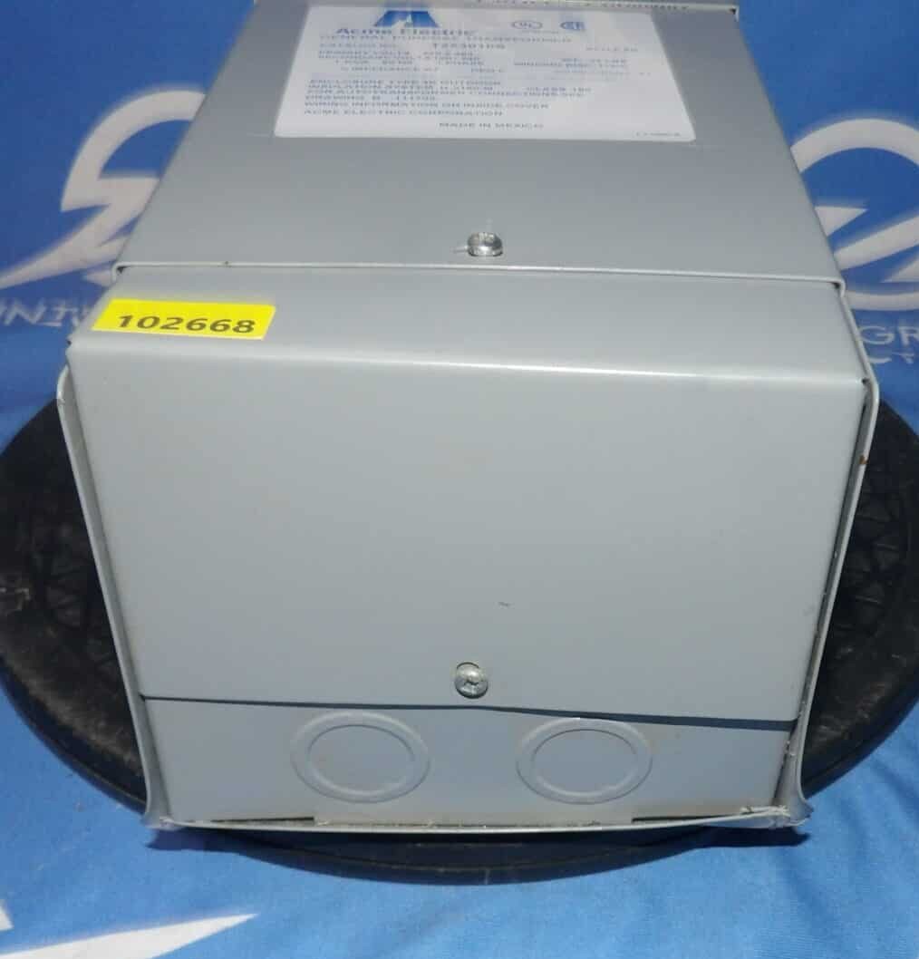 1 KVA 240/480 Primary,, Acme, 1 Phase Dry Type Transformer T253010S - Image 3