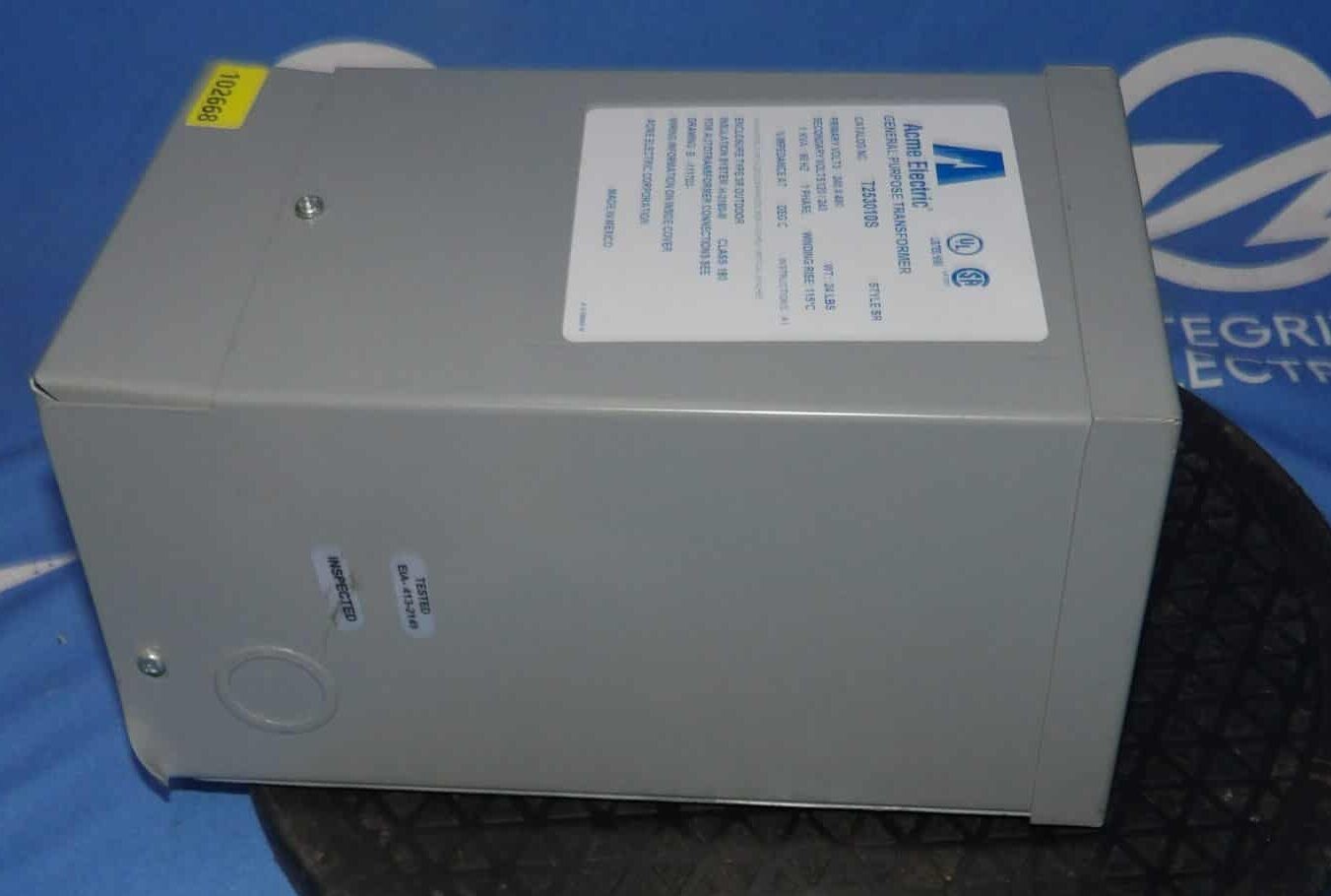 1 KVA 240/480 Primary,, Acme, 1 Phase Dry Type Transformer T253010S - Image 7